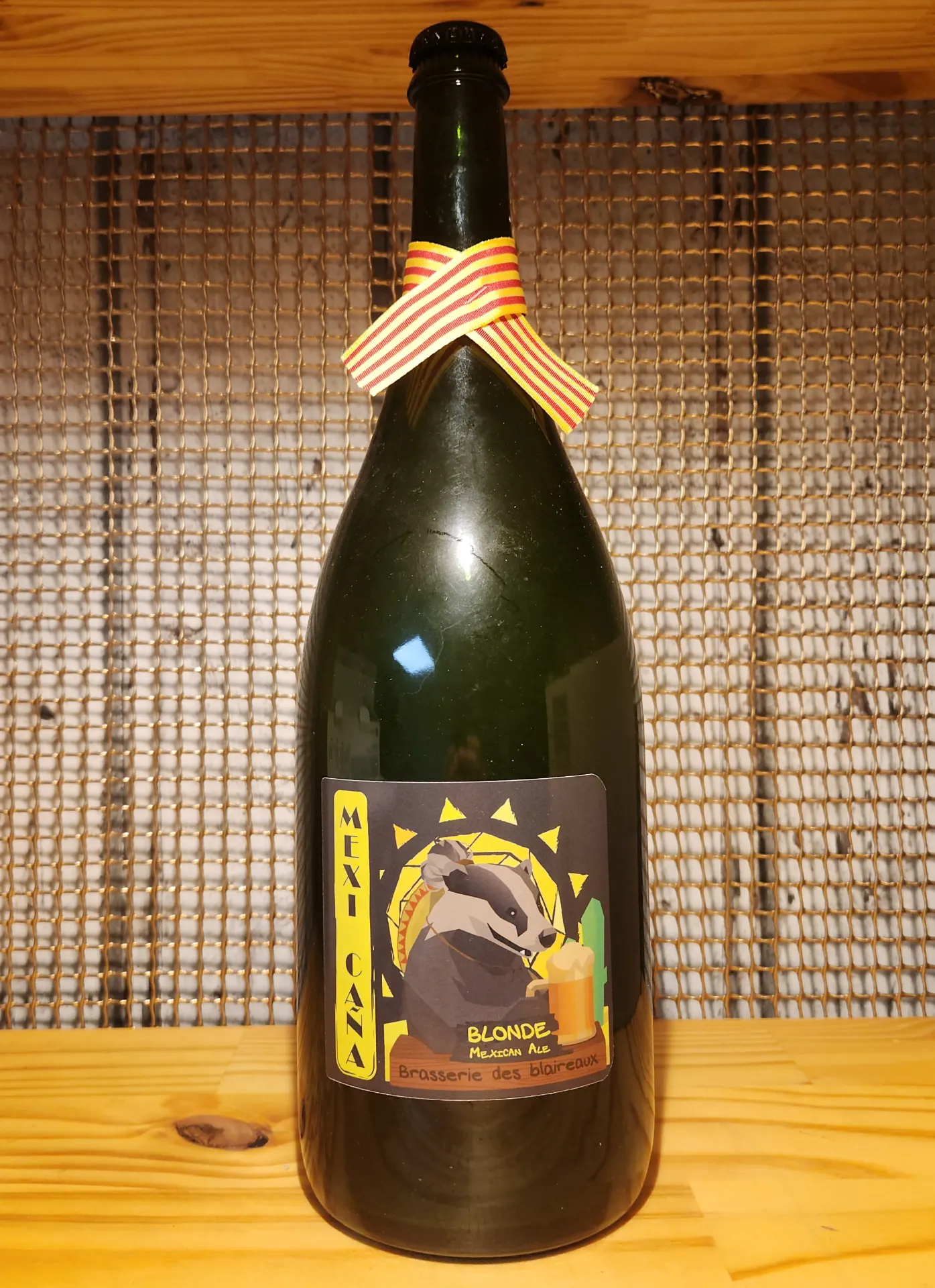 Bière Blonde Mexi Caña - Magnum 1,5L
